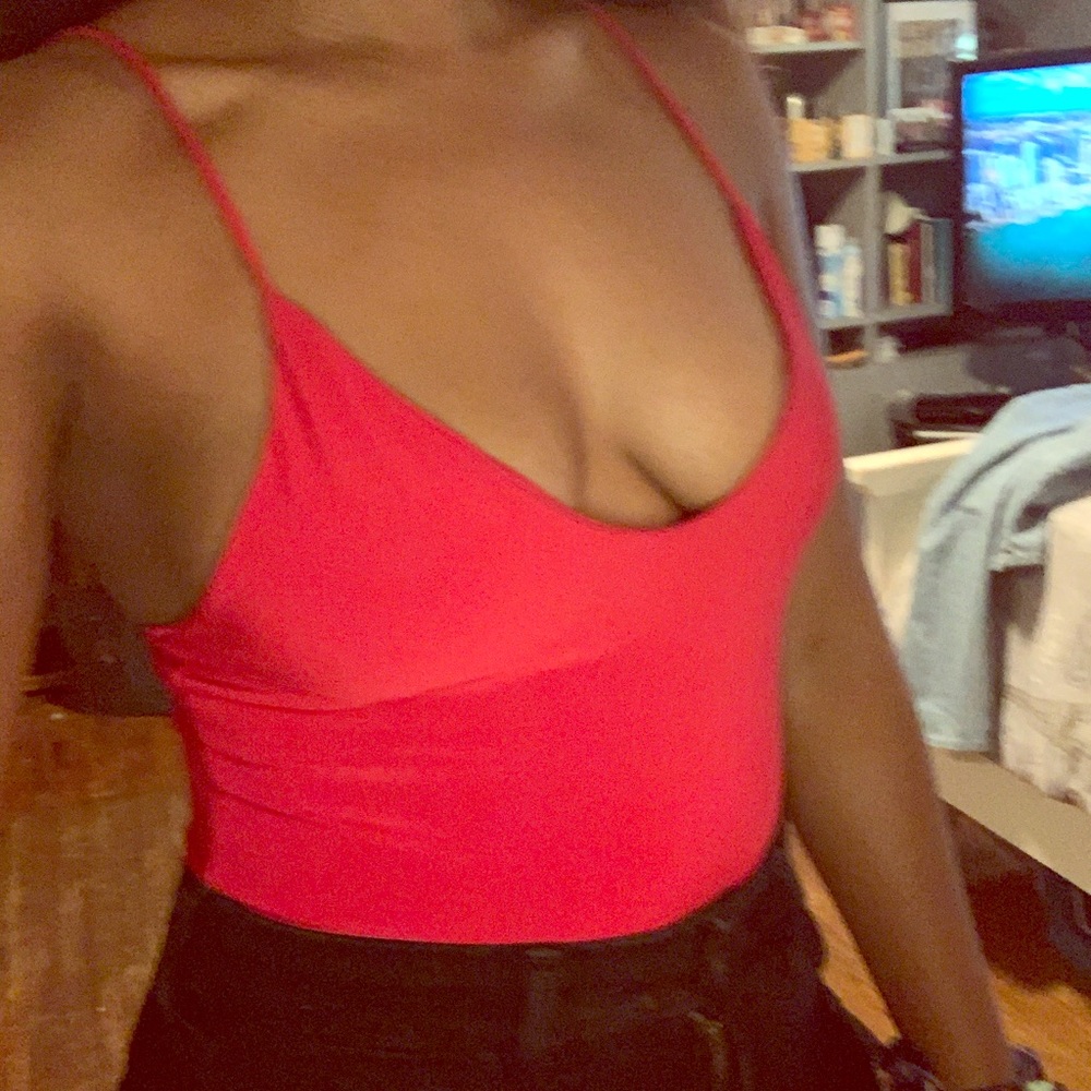 Red bodysuit